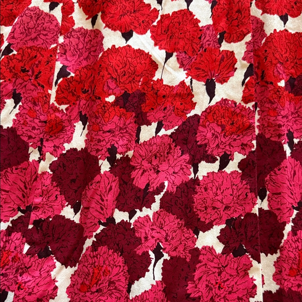 New York & Company Floral Pink and Red Dress 10 - Picture 4 of 6
